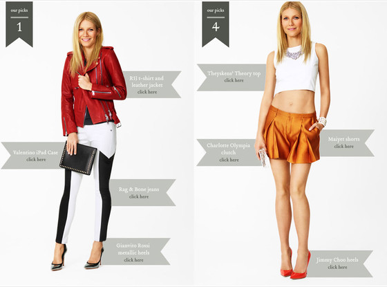 Gwyneth Patrow spring wardrobe — image courtesy of netaporter.com