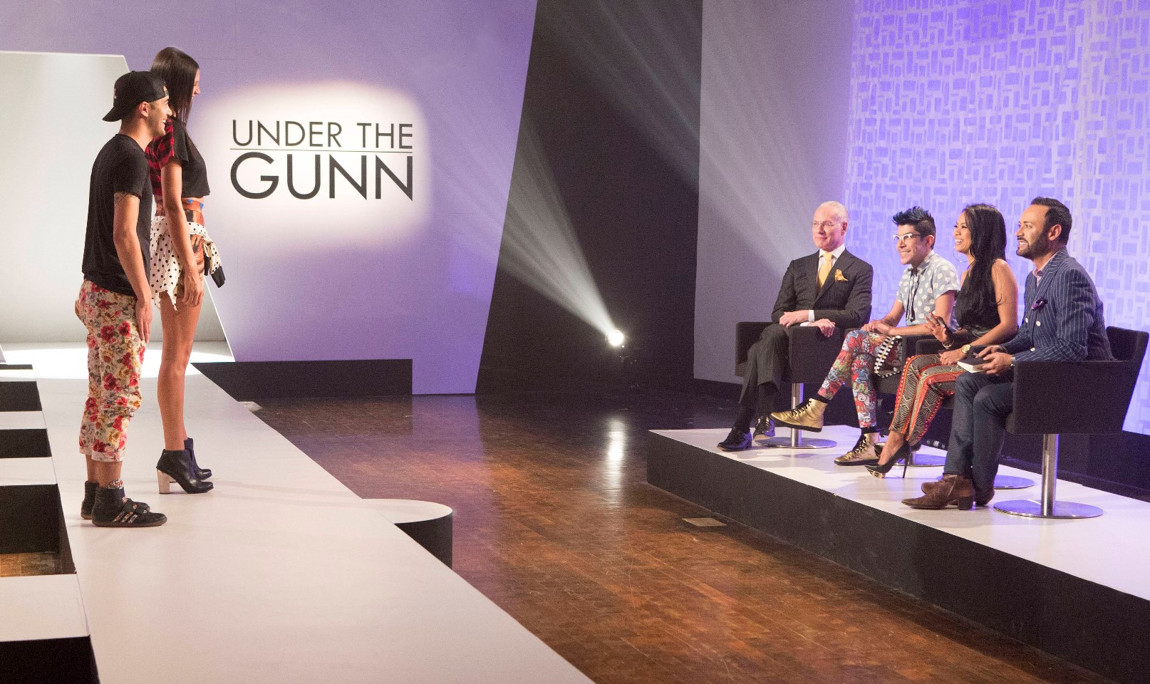 gunn show mentors at the runway smaller — image courtesy of Lifetime Entertainment