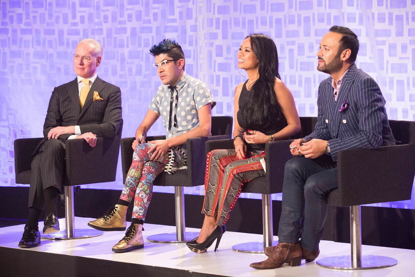 gunn show mentors panel mondo anya nick smaller — image courtesy of Lifetime Entertainment