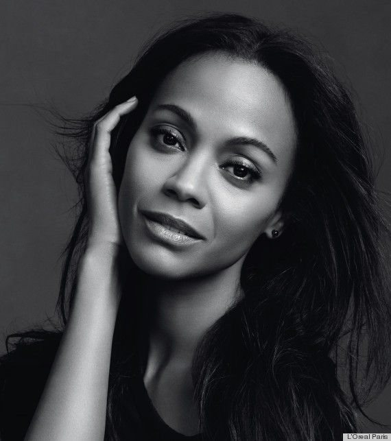 ZOE SALDANA LOREAL PARIS 570 — image courtesy of L'Oreal Paris