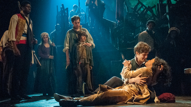 Broadway lesmis photo by michael le poer trench — image courtesy of Michael Le Poer Trench, courtesy "Les Miserables"