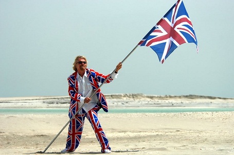 richard branson flag — image courtesy of www.travel.uk.msn.com
