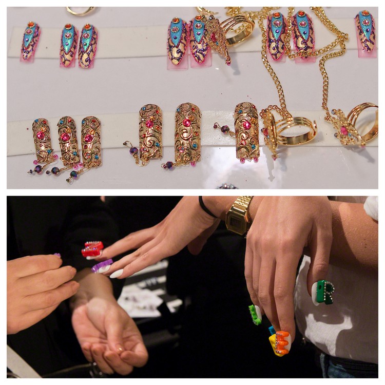 NYFW Beauty Trend french faux nails3