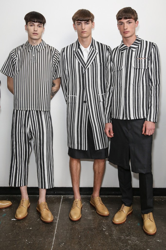 Backstage At Duckie Brown FallWinter 2014 Show DerriusPierreCom 3
