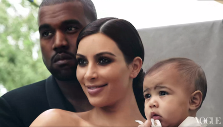 Kimye North Vogue shoot