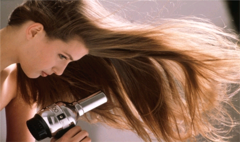 blow drying hair2 — image courtesy of makeupandbeauty.com