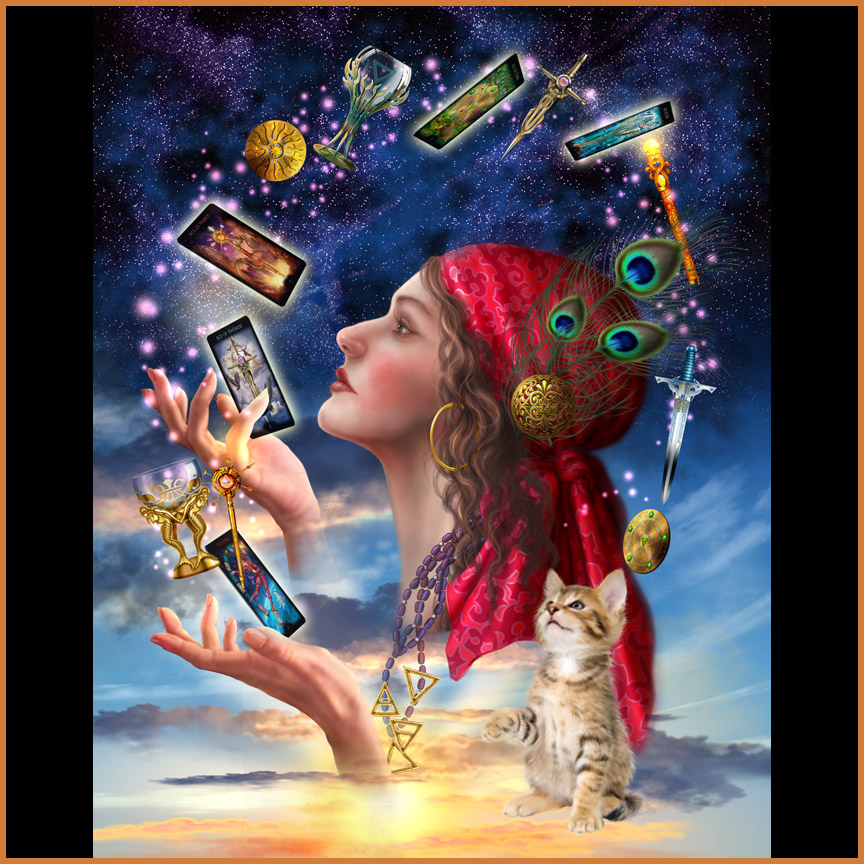 Tarot Reader 2 — image courtesy of davidicke.com