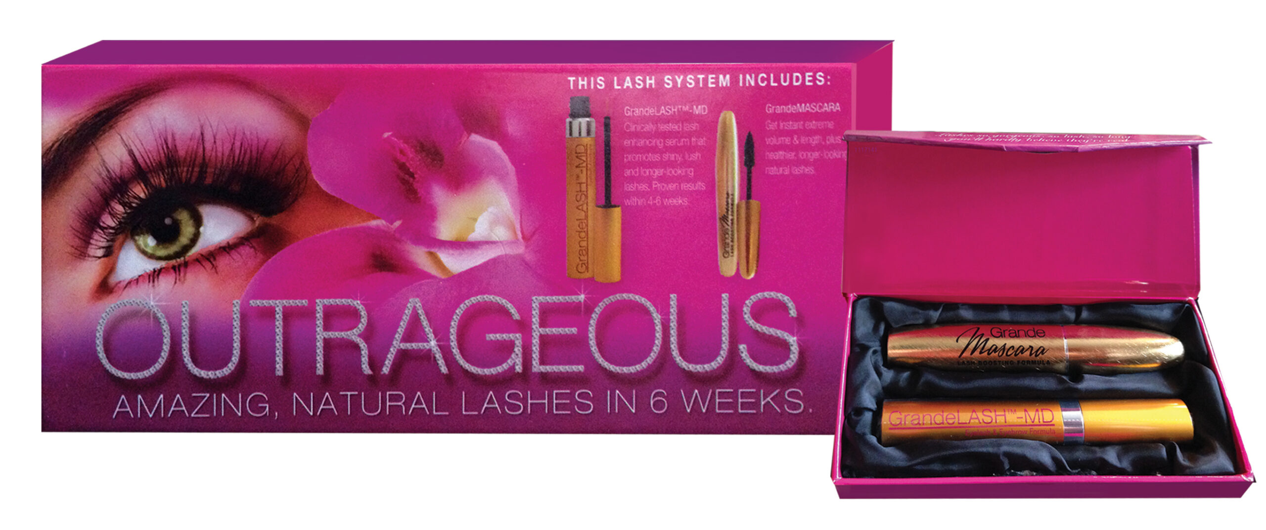 Grande lash outrageous box