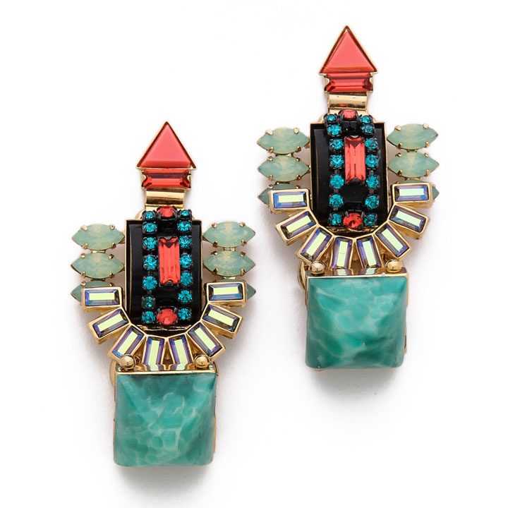 Elizabeth Cole Juniper earrings