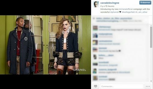 Cara Pharrell Chanel fashionmag — image courtesy of fashionmag.com