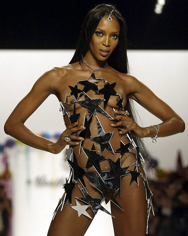 Heatherette Naomi Paper — image courtesy of Paper magazine