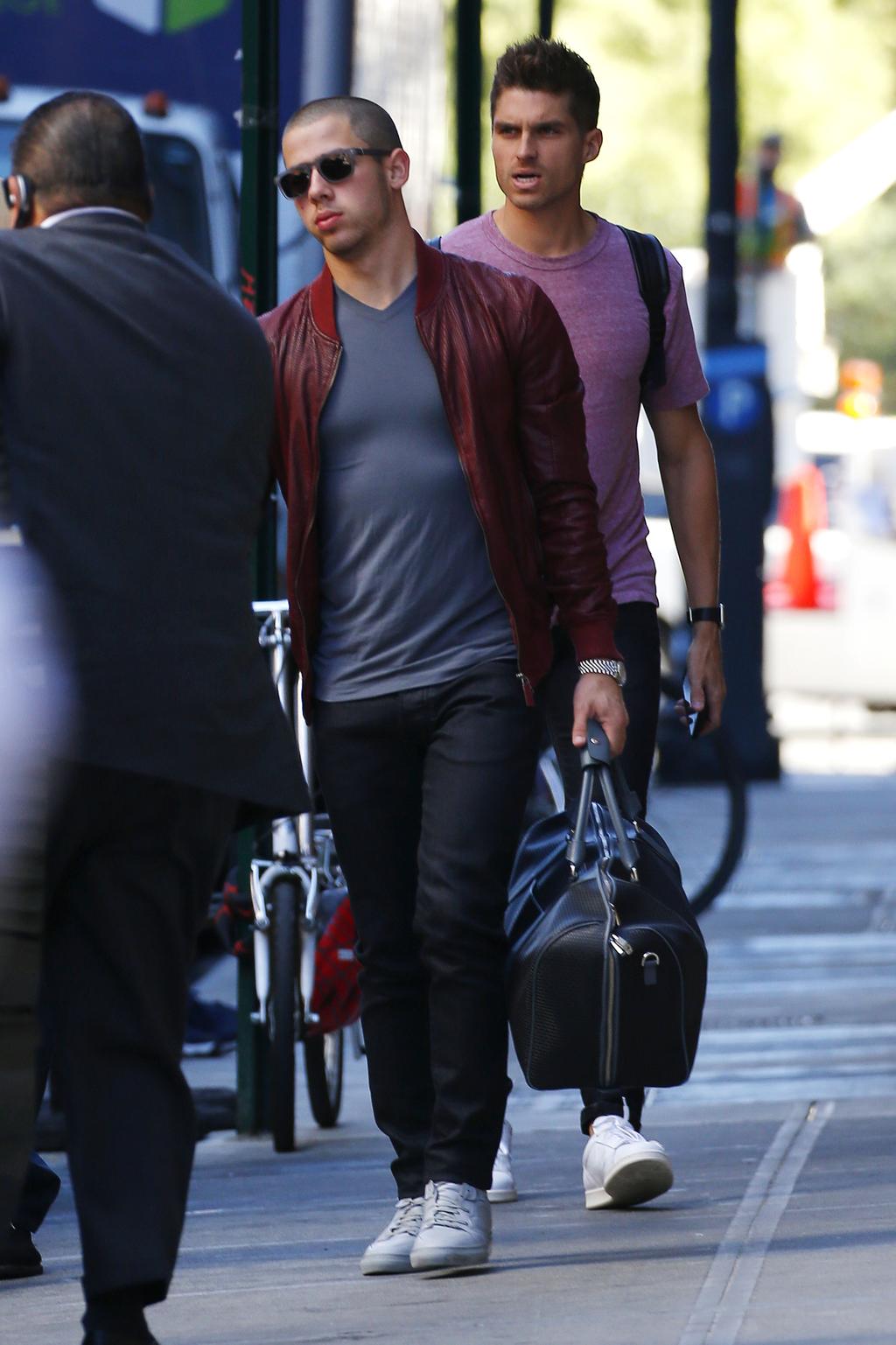 Nick Jonas Holdall Bag — image courtesy of Preface PR