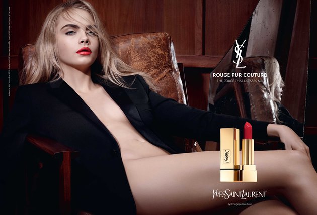 Cara Delevingne YSL — image courtesy of Yves Saint Laurent