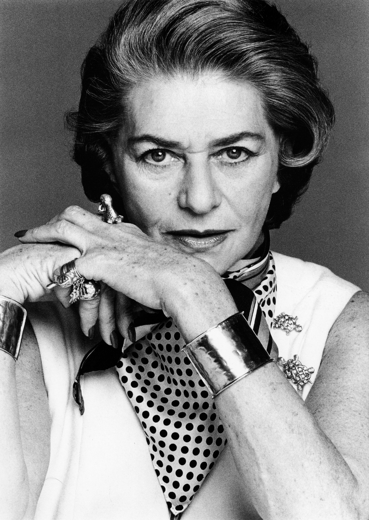 Pauline Trigere Fransesco Scavullo — image courtesy of Francesco Scavullo