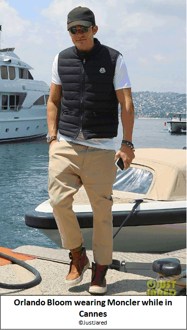 Orlando Bloom Celebrity Fashion Sightings May22 2016 Moncler — image courtesy of C&M Media/Just Jared
