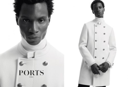 Ports1961 fall 2016 campaign Bosso white coat