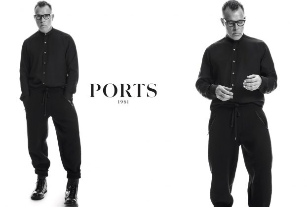 Ports1961 fall 2016 campaign George Cortina black — image courtesy of C&M Media