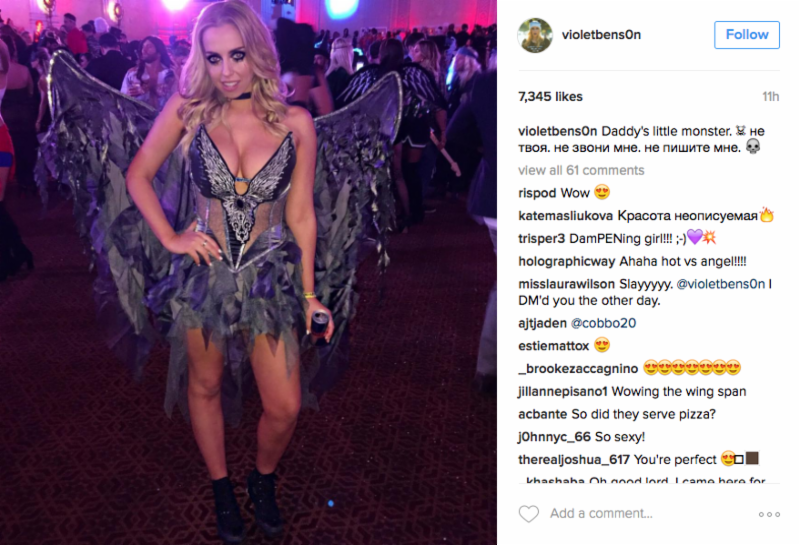 Celebrity Fashion Sightings Violet Benson Week October24 2016 01 — image courtesy of The Bromley Group