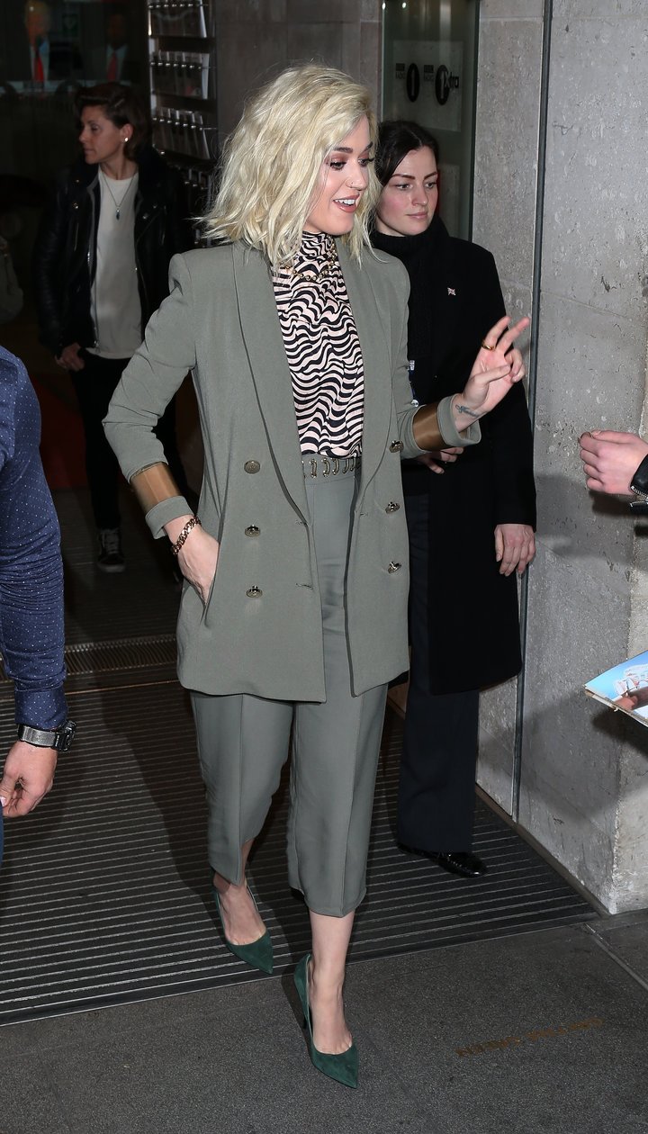 Celebrity Fashion Sightings Katy Perry February20 2017 — image courtesy of Preface PR