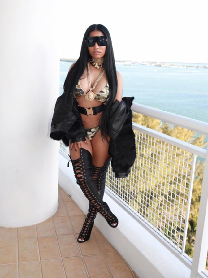 Fashion Celebrity Sightings Week February27 Nicki Minaj 01 — image courtesy of Sydney Reising