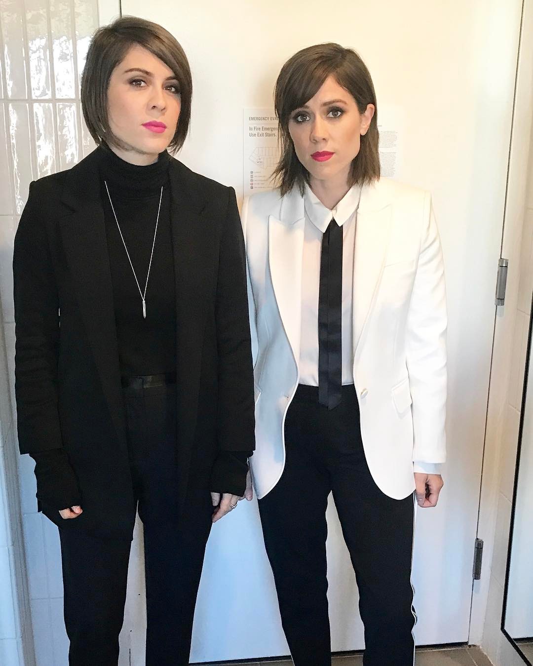 Celebrity fashion Sightings Week May1 2017 Sara Quin — image courtesy of D'Orazio and Associates