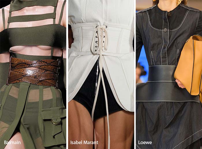 spring summer 2017 corset belts fashionisers — image courtesy of fashionisers.com