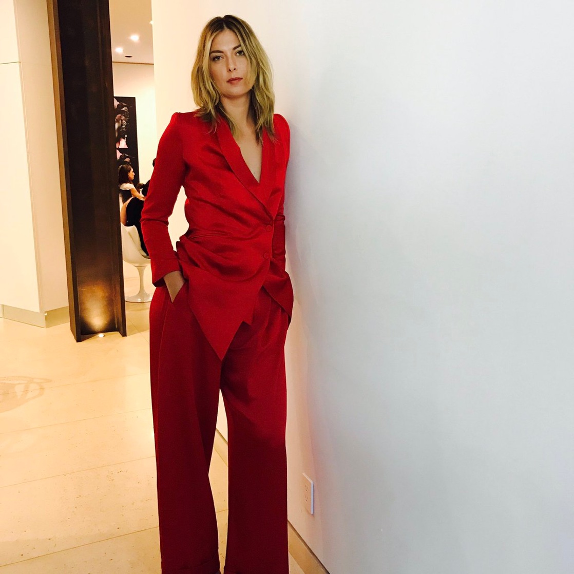 Celebrity Fashion Sightings Week October23 2017 Maria Sharapova — image courtesy of D'Orazio and Associates