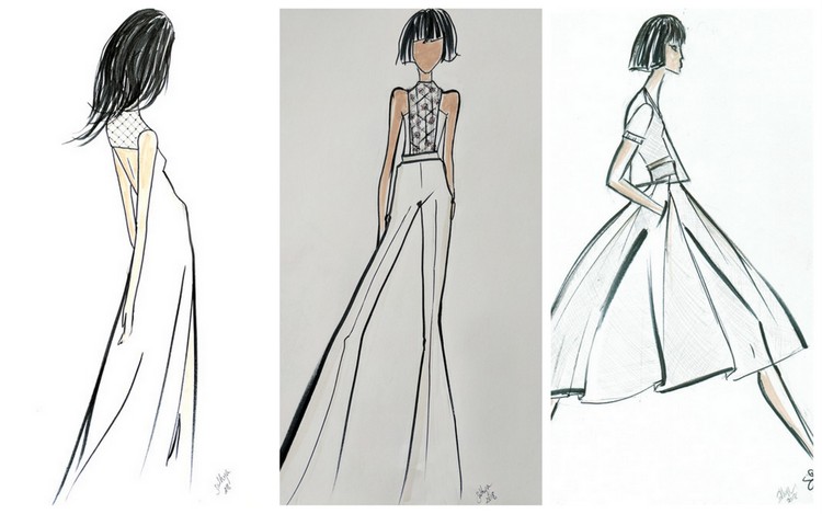 NY International Bridal Week Fall 2018 Sketches 2