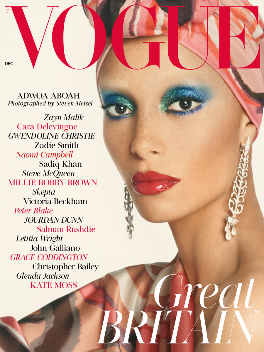 Adwoa Aboah British Vogue cover fashionista
