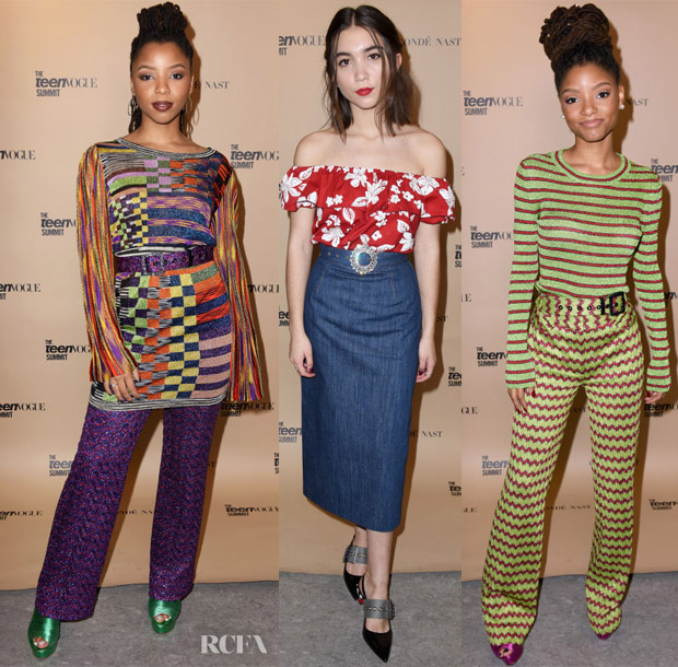 Celebrity Fashion Sightings Week December4 2017 Chloe Bailey Hailey Bailey — image courtesy of C&M Media/redcarpetfashion.com