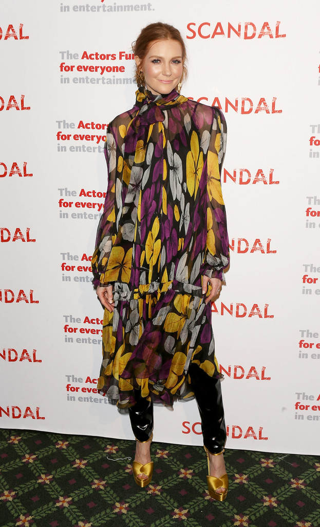 Celebrity Fashion Sightings Week April16 2018 Darby Stanchfield — image courtesy of D"Orazio and Associates