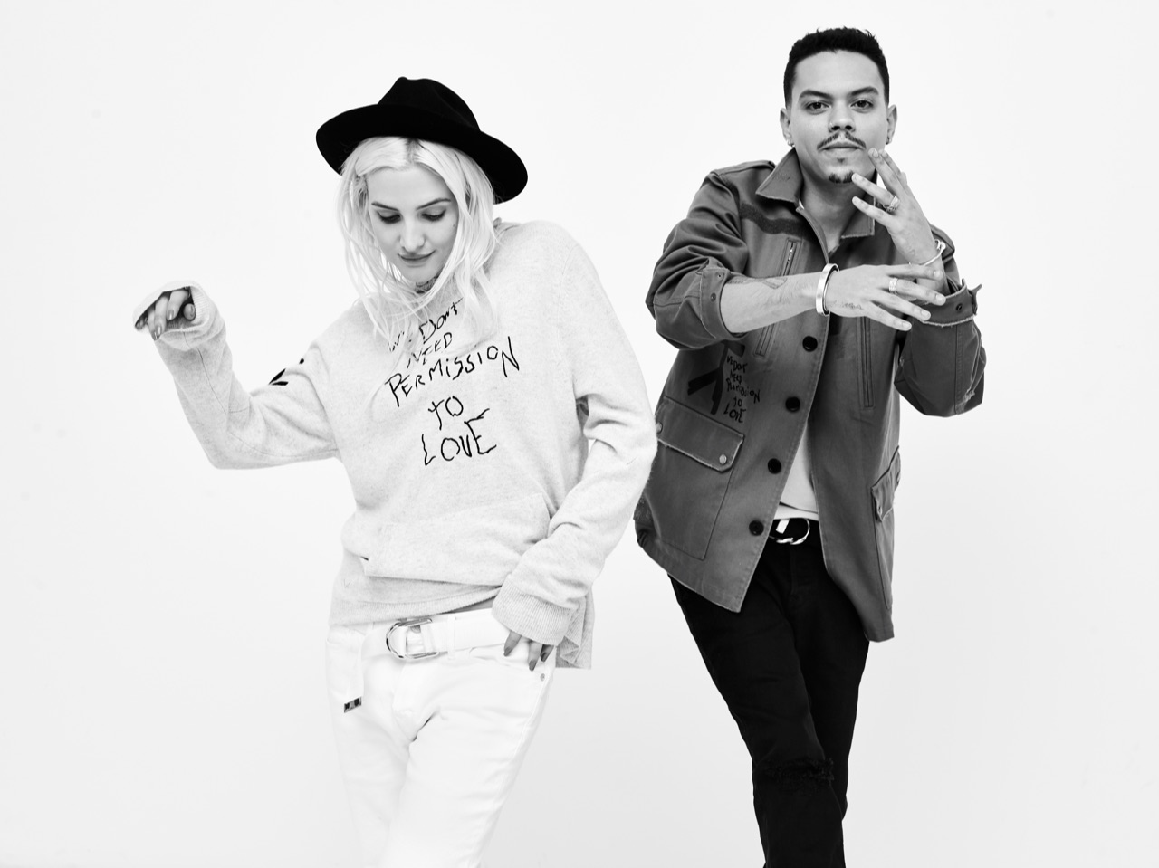 Ashlee Simpson Evan Ross WWD — image courtesy of wwd.com