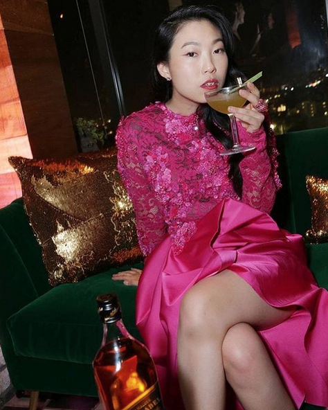 Celebrity Fashion Sightings Week August6 2018 Awkwafina — image courtesy of D'Orazio and Associates