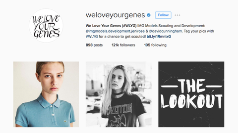 Instagram modeling elle — image courtesy of elle.com
