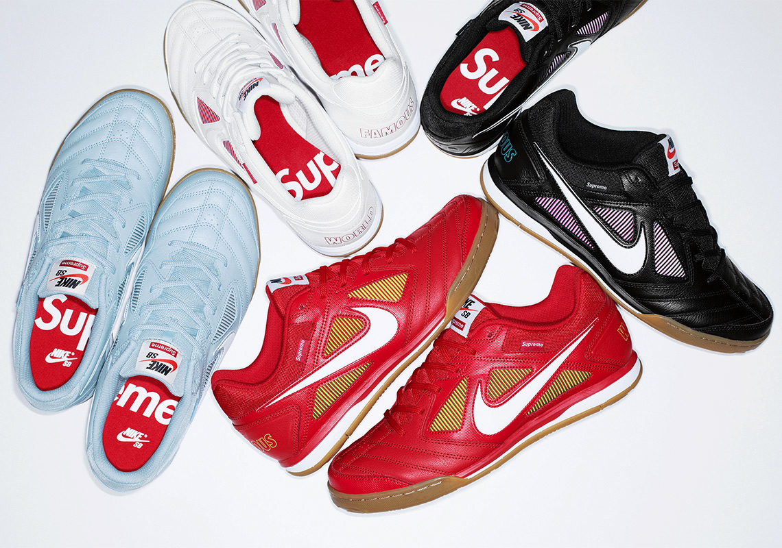 Supreme Nike footwear — image courtesy of footwearnews.com