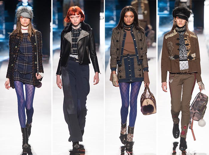 Desigual fall winter 2017 2018 collection New York Fashion Week3 Fashionisers — image courtesy of fashionisers.com