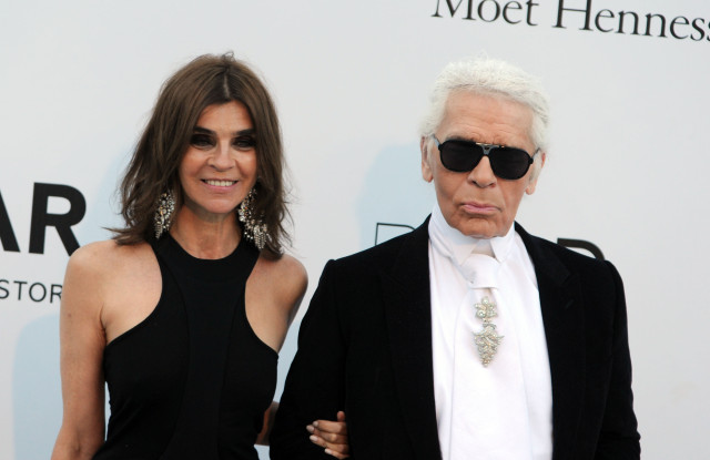 Carine Roitfeld wwd — image courtesy of Joanne Davidson/REX/Shutterstock