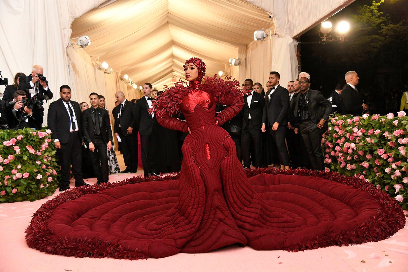 Met Gala Kardi B Thom Browne NY Times — image courtesy of thenytimes.com