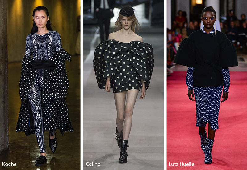 spring summer 2019 fashion trends from paris fashion week polka dots
