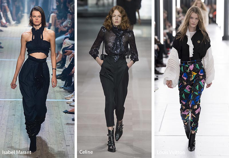 spring summer 2019 fashion trends loose high waisted pants