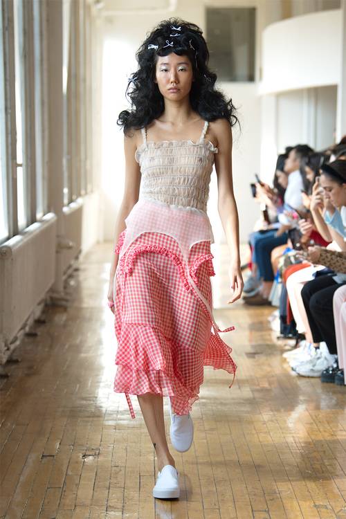 NYFW Garter Belts Courtesy of Sandy Liang