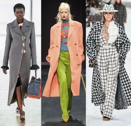 Fall Ladies winter coats feature