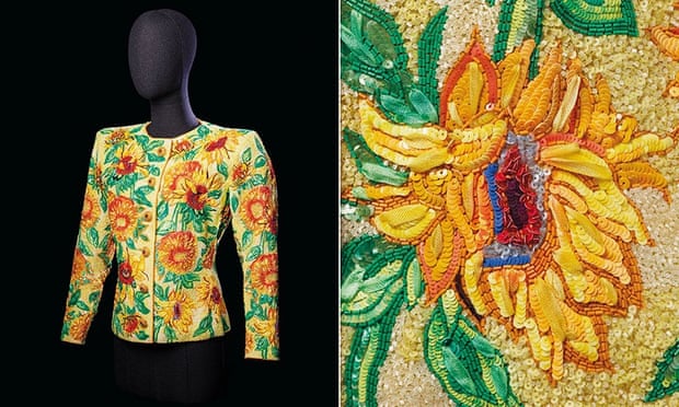 Yves Saint Laurent sunflowers guardian.couk — image courtesy of theguardian.co.uk