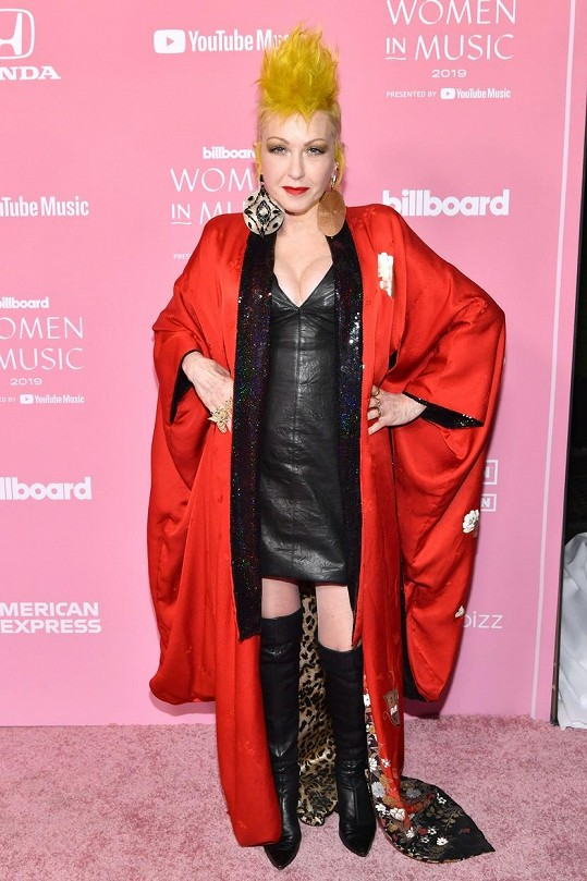 Celebrity Fashion Sightings Week December9 2019 Cyndi Lauper — image courtesy of MAO PR