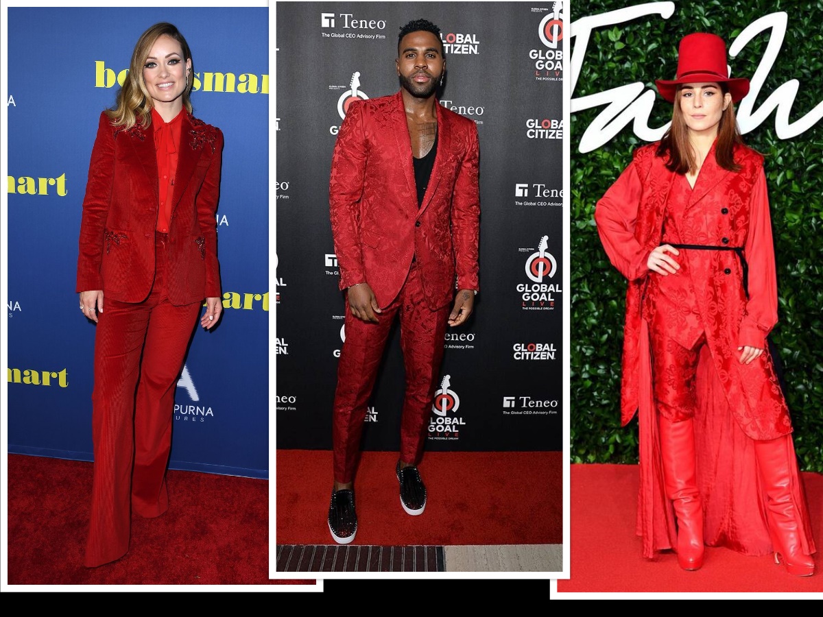 Rock It Leave It red suits