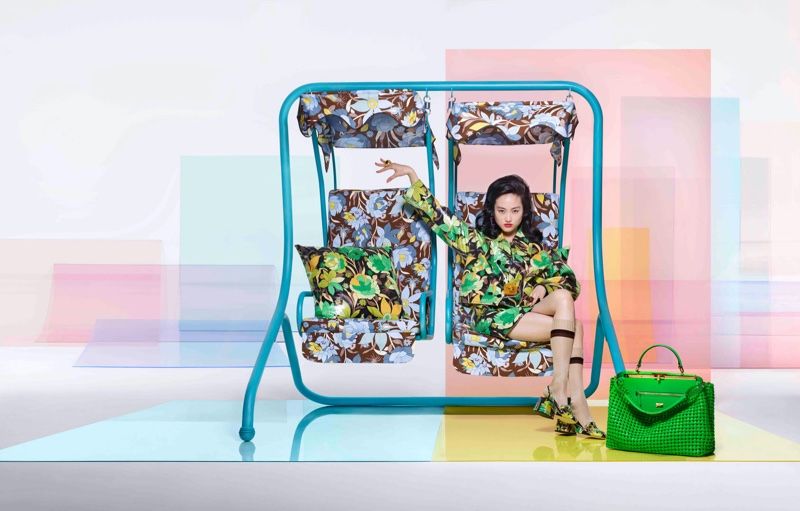 Fendi Spring 2020 peekaboo bag campaign feature