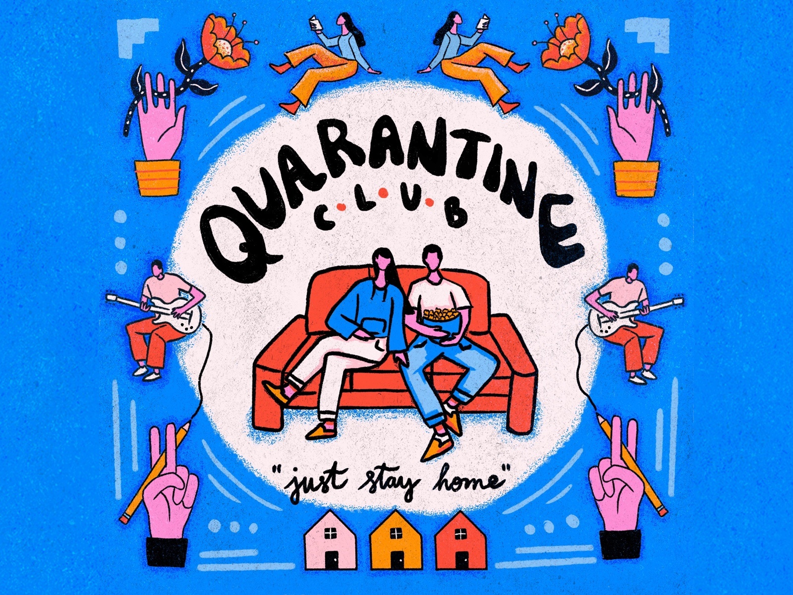 quarantine club 4x Dribble — image courtesy of dribble.com