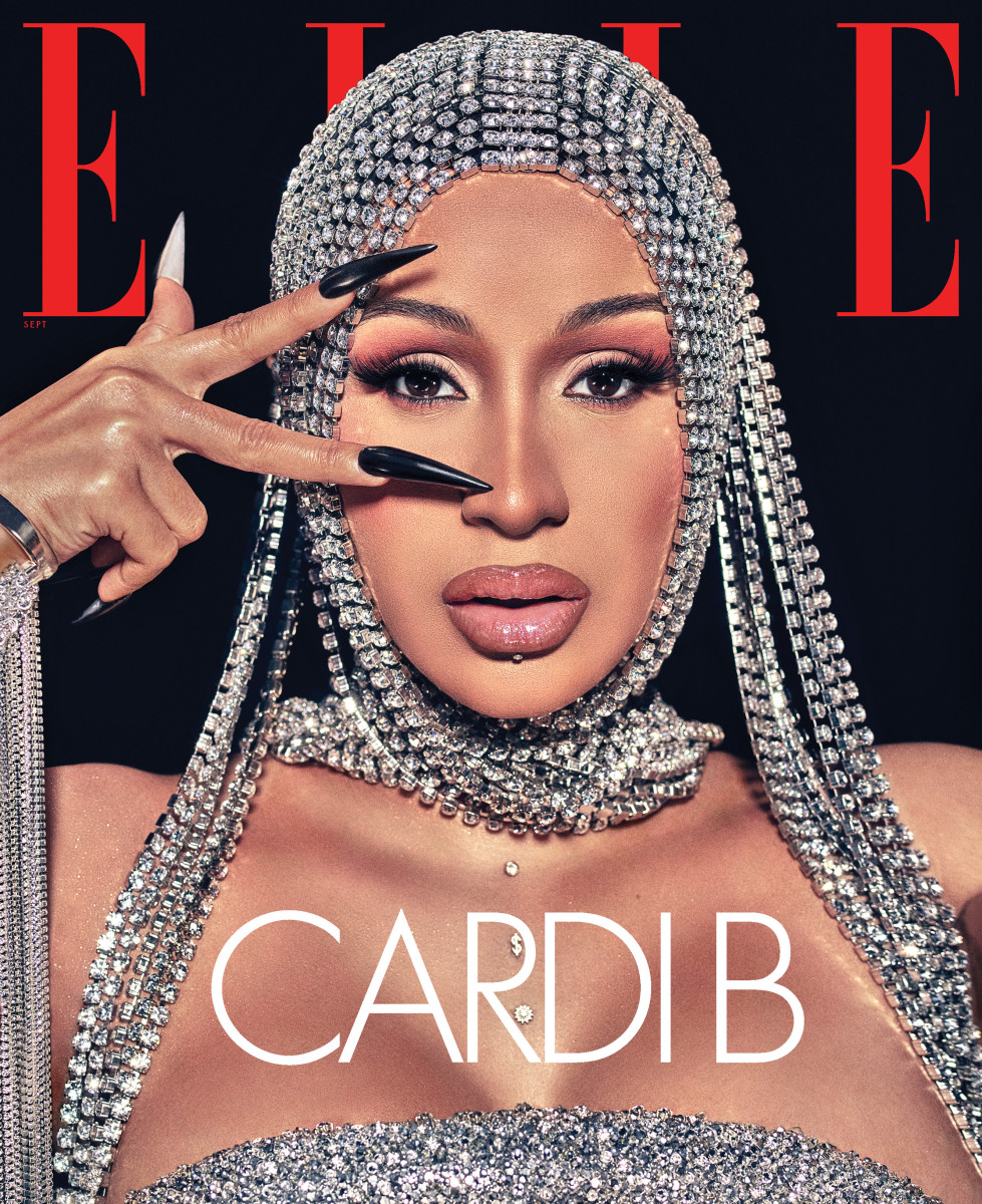 Cardi B elle september 2020 cover Fashionista — image courtesy of fashionista.com