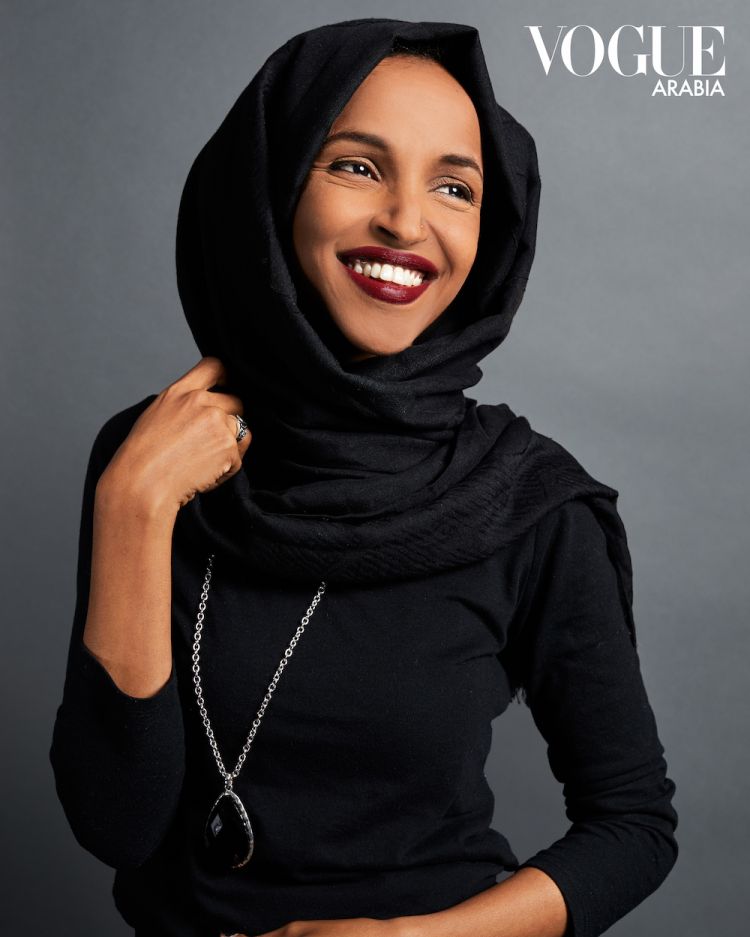 Ihlan Omar voguearabia — image courtesy of voguearabia.com