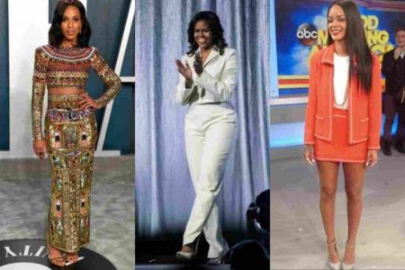 Celebrities wearing clothes from blavk owned brands